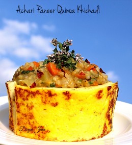 Achari Paneer Quinoa Khichadi Recipe